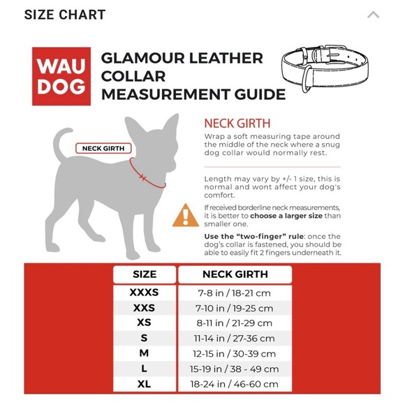 WAUDOG Glamour Leather Dog Collar Purple Medium Smart QR Tag Durable Quality New - Picture 12 of 15